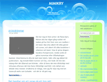 Tablet Screenshot of mimikry.nu